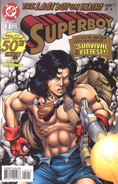 Cover for Superboy (DC, 1994 series) #50 [Direct Sales]