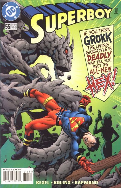 Cover for Superboy (DC, 1994 series) #55 [Direct Sales]
