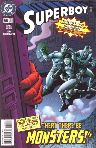 Cover for Superboy (DC, 1994 series) #56 [Direct Sales]