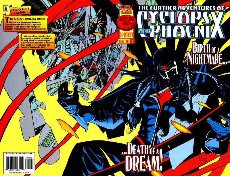 Cover for The Further Adventures of Cyclops and Phoenix (Marvel, 1996 series) #3