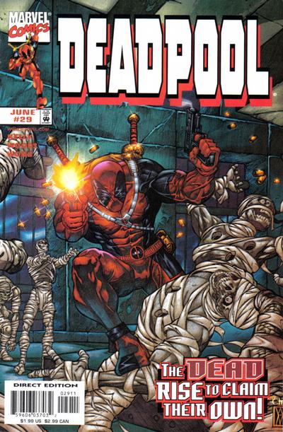 Cover for Deadpool (Marvel, 1997 series) #29 [Direct Edition]