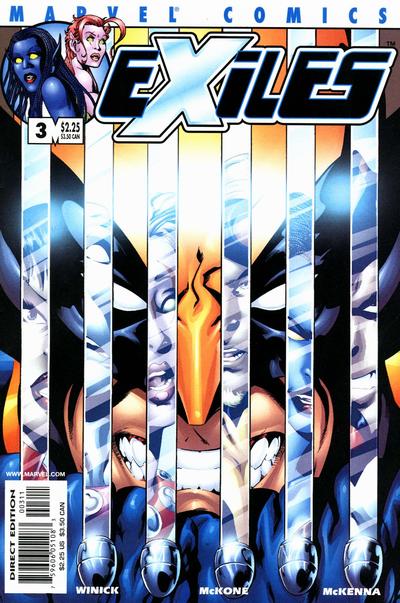 Cover for Exiles (Marvel, 2001 series) #3 [Direct Edition]