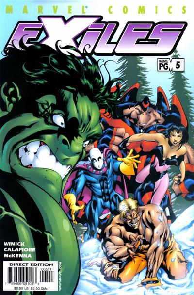Cover for Exiles (Marvel, 2001 series) #5 [Direct Edition]