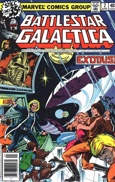 Cover for Battlestar Galactica (Marvel, 1979 series) #2 [Regular Edition]