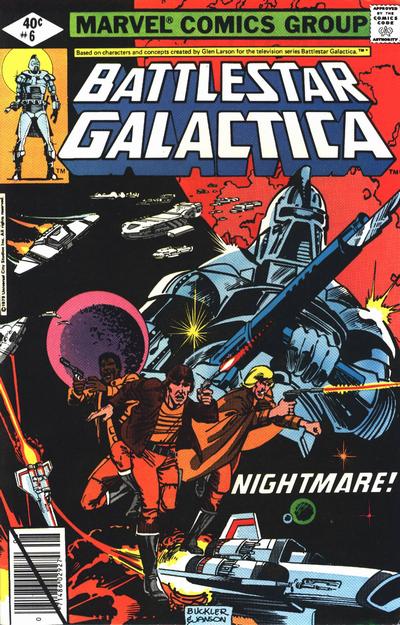 Cover for Battlestar Galactica (Marvel, 1979 series) #6 [Direct]