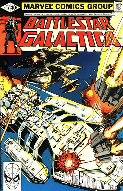 Cover for Battlestar Galactica (Marvel, 1979 series) #13 [Direct]