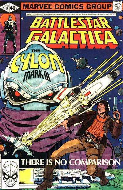 Cover for Battlestar Galactica (Marvel, 1979 series) #16 [Direct]