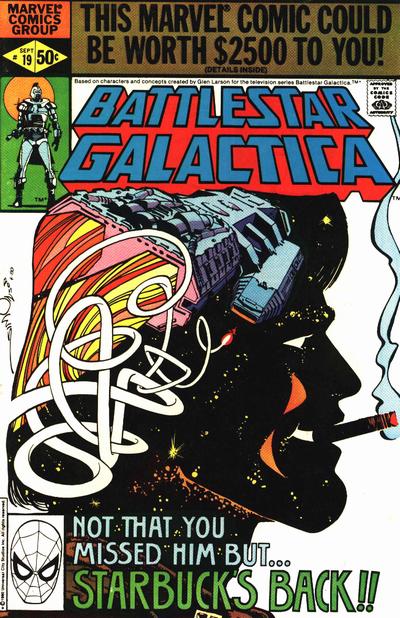 Cover for Battlestar Galactica (Marvel, 1979 series) #19 [Direct]