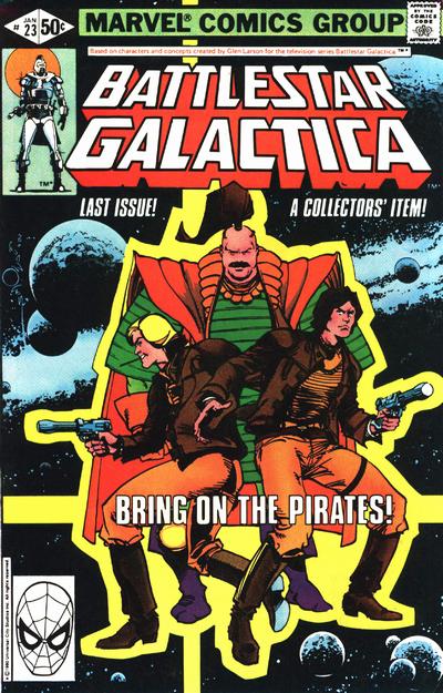 Cover for Battlestar Galactica (Marvel, 1979 series) #23 [Direct]