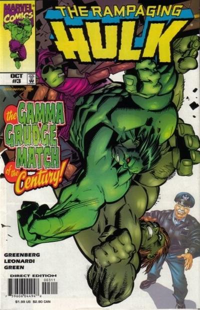 Cover for Rampaging Hulk (Marvel, 1998 series) #3