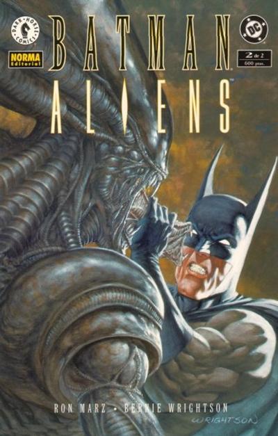 Cover for Batman / Aliens (NORMA Editorial, 2001 series) #2