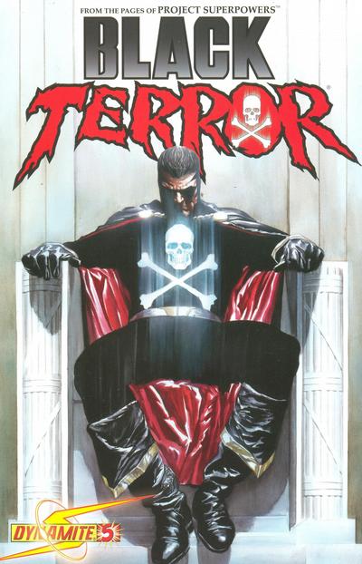 Cover for Black Terror (Dynamite Entertainment, 2008 series) #5 [Alex Ross Cover]