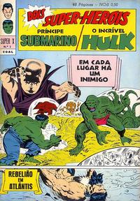 Cover Thumbnail for Super X [Príncipe Submarino / O Incrível Hulk] (Editora Brasil-América [EBAL], 1967 series) #2