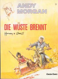 Cover Thumbnail for Andy Morgan (Carlsen Comics [DE], 1986 series) #5 - Die Wüste brennt