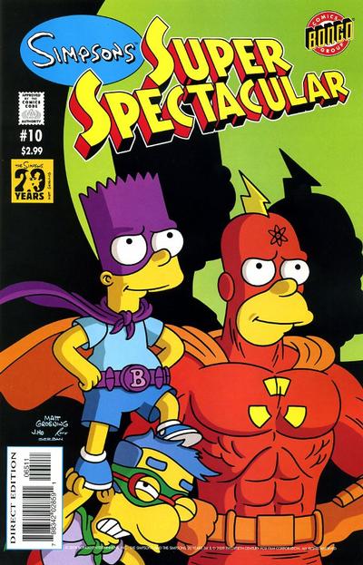 Cover for Bongo Comics Presents Simpsons Super Spectacular (Bongo, 2005 series) #10