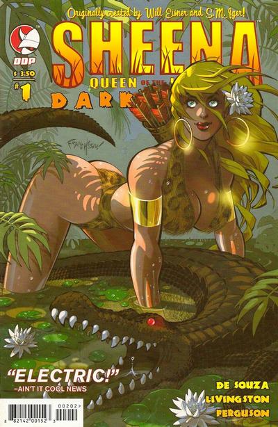 Cover for Sheena Queen of the Jungle: Dark Rising (Devil's Due Publishing, 2008 series) #1 [Cover B]