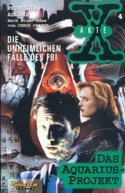 Cover for Akte X (Carlsen Comics [DE], 1996 series) #4 - Das Aquarius-Projekt