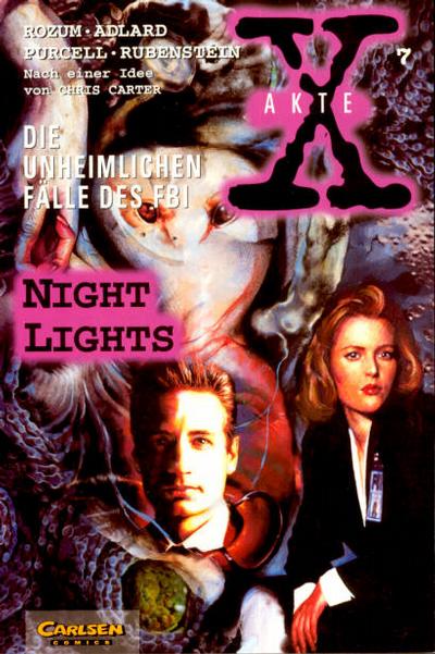 Cover for Akte X (Carlsen Comics [DE], 1996 series) #7 - Night Lights
