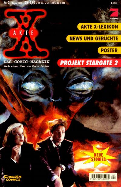 Cover for Akte X (Carlsen Comics [DE], 1998 series) #2