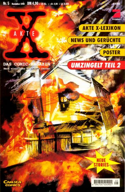Cover for Akte X (Carlsen Comics [DE], 1998 series) #5