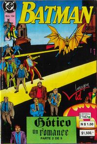 Cover Thumbnail for Batman (Grupo Editorial Vid, 1987 series) #154