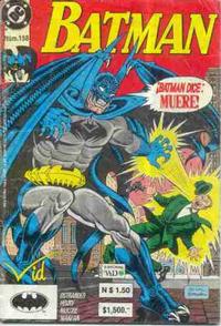 Cover Thumbnail for Batman (Grupo Editorial Vid, 1987 series) #158