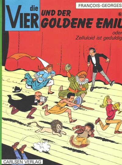 Cover for Die Vier (Carlsen Comics [DE], 1973 series) #6 - Die Vier und der Goldene Emil