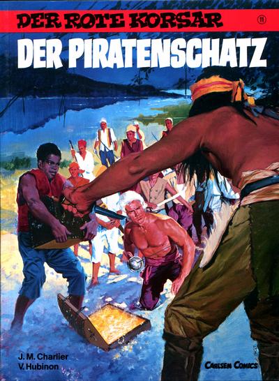Cover for Der Rote Korsar (Carlsen Comics [DE], 1985 series) #11 - Der Piratenschatz