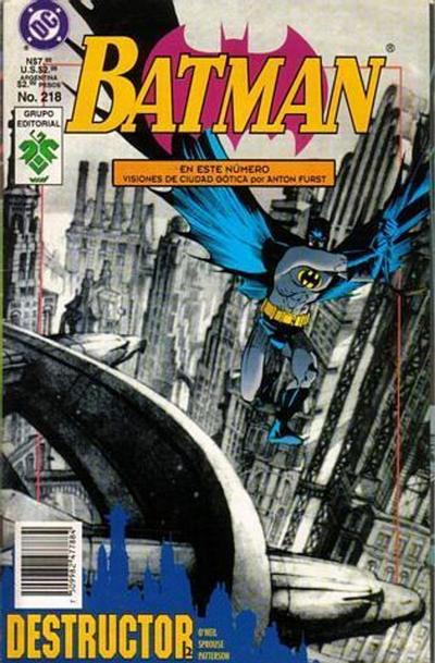 Cover for Batman (Grupo Editorial Vid, 1987 series) #218