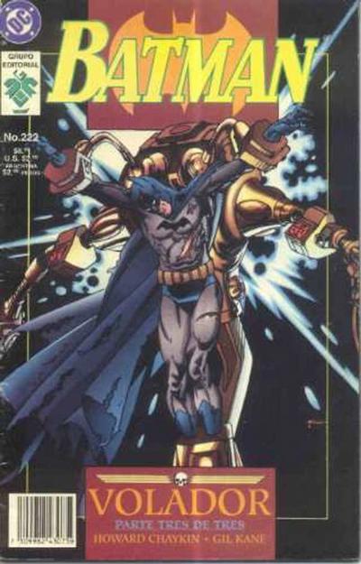 Cover for Batman (Grupo Editorial Vid, 1987 series) #222