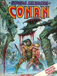 Cover Thumbnail for A Espada Selvagem de Conan (Editora Abril, 1984 series) #21