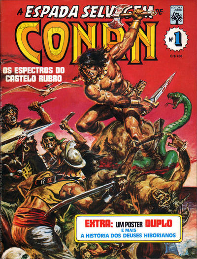 Cover for A Espada Selvagem de Conan (Editora Abril, 1984 series) #1