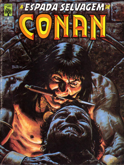 Cover for A Espada Selvagem de Conan (Editora Abril, 1984 series) #4