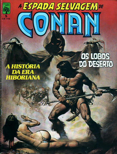 Cover for A Espada Selvagem de Conan (Editora Abril, 1984 series) #5