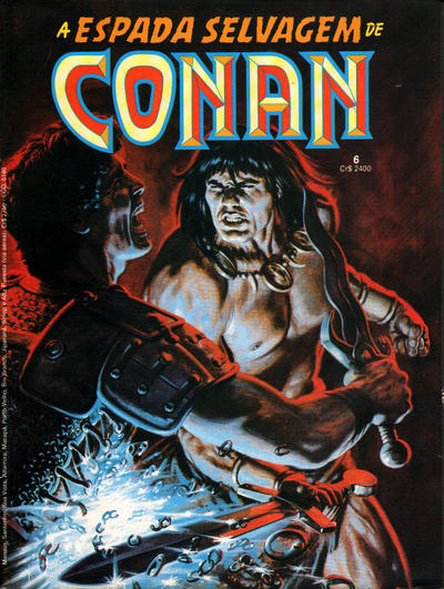Cover for A Espada Selvagem de Conan (Editora Abril, 1984 series) #6