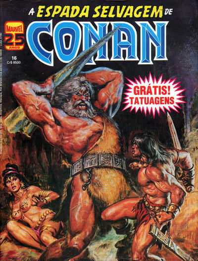 Cover for A Espada Selvagem de Conan (Editora Abril, 1984 series) #16