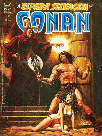 Cover for A Espada Selvagem de Conan (Editora Abril, 1984 series) #25