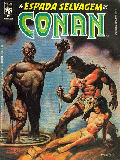 Cover for A Espada Selvagem de Conan (Editora Abril, 1984 series) #29