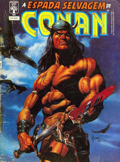 Cover for A Espada Selvagem de Conan (Editora Abril, 1984 series) #44