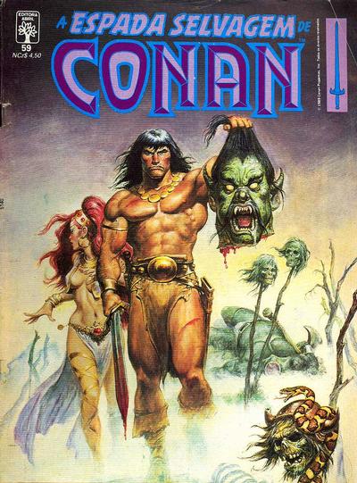 Cover for A Espada Selvagem de Conan (Editora Abril, 1984 series) #59