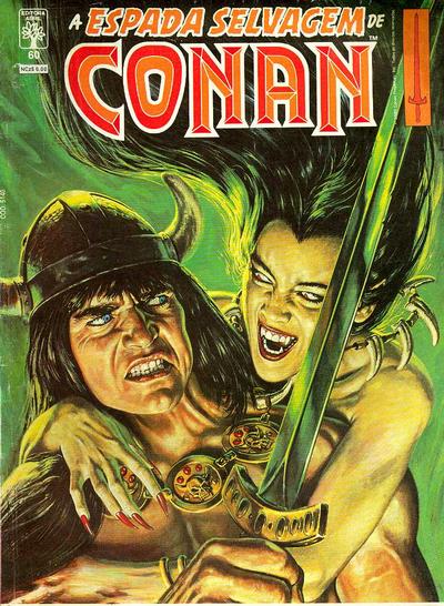 Cover for A Espada Selvagem de Conan (Editora Abril, 1984 series) #60
