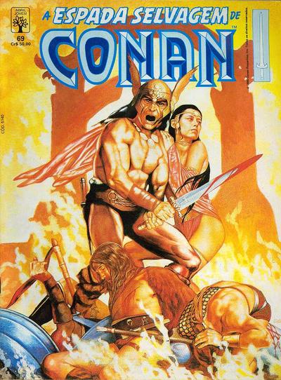 Cover for A Espada Selvagem de Conan (Editora Abril, 1984 series) #69