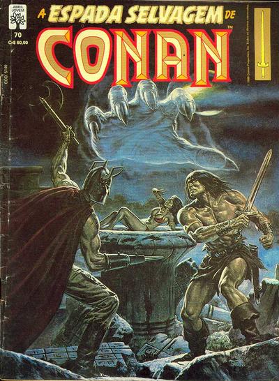 Cover for A Espada Selvagem de Conan (Editora Abril, 1984 series) #70