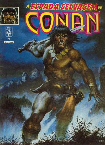 Cover for A Espada Selvagem de Conan (Editora Abril, 1984 series) #74