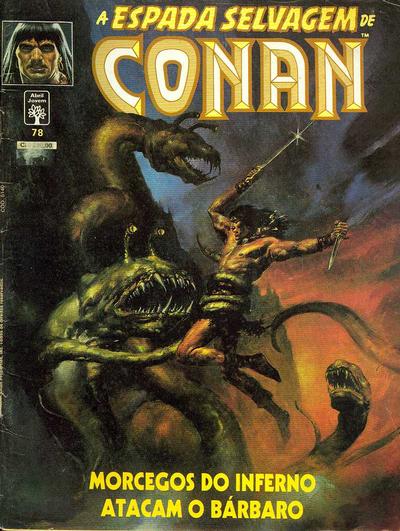 Cover for A Espada Selvagem de Conan (Editora Abril, 1984 series) #78