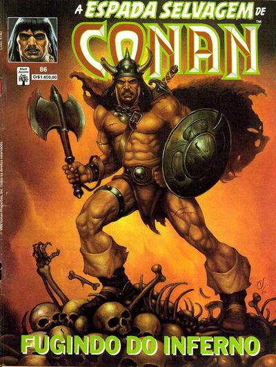 Cover for A Espada Selvagem de Conan (Editora Abril, 1984 series) #86
