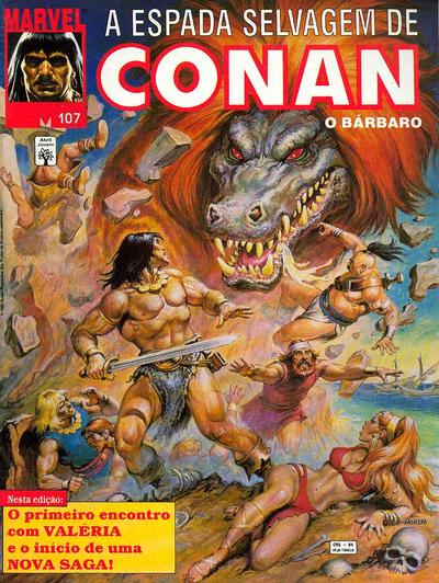 Cover for A Espada Selvagem de Conan (Editora Abril, 1984 series) #107