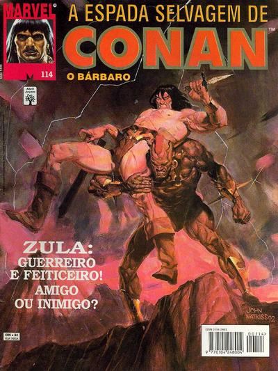 Cover for A Espada Selvagem de Conan (Editora Abril, 1984 series) #114