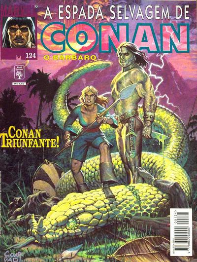 Cover for A Espada Selvagem de Conan (Editora Abril, 1984 series) #124