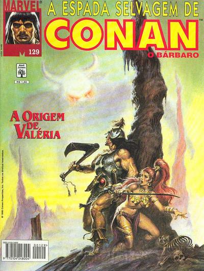 Cover for A Espada Selvagem de Conan (Editora Abril, 1984 series) #129
